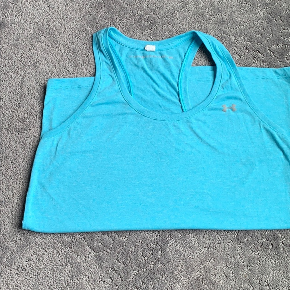 Small UA athletic tank racer back